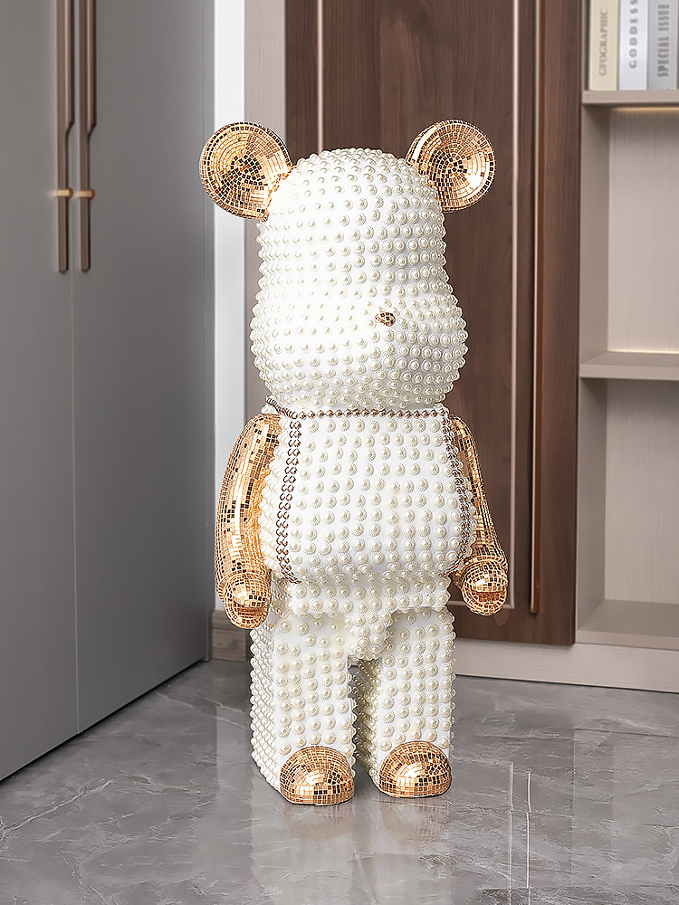 Home Decor Y2K - การ์ตูนหมีเครื่องประดับตกแต่งบ้านรูปปั้นประติมากรรมNordicรูปตกแต่งห้องนั่งเล่น,ชั้นศิลปะ,Piggy Bank,อุปกรณ์เสริม