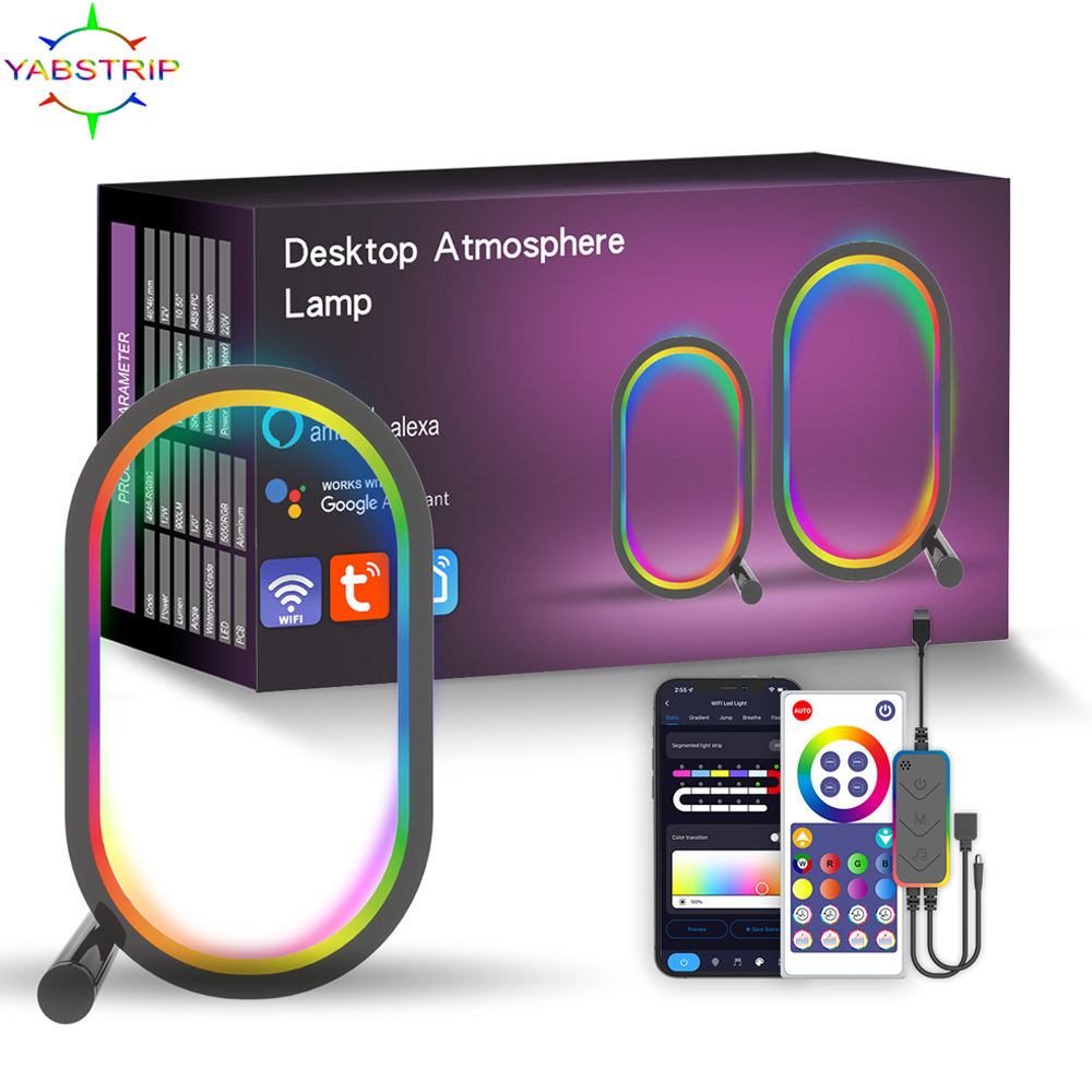 Home Decor Free App - โคมไฟโต๊ะที่สร้างสรรค์แอป WiFi อัจฉริยะ5V USB RGB Symphony