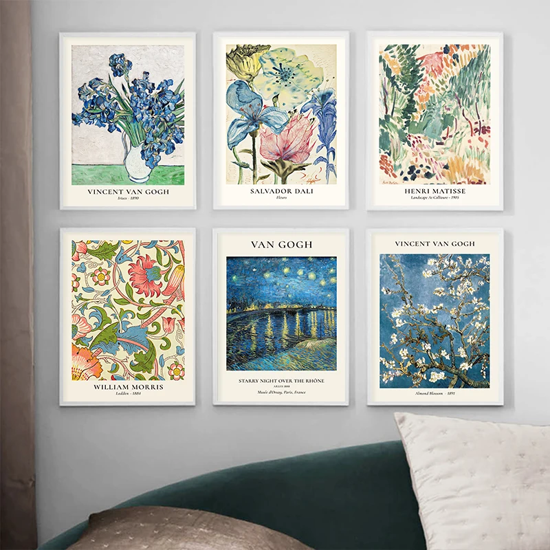 Home Decor Za - Van Gogh Star แจกัน Series Wall