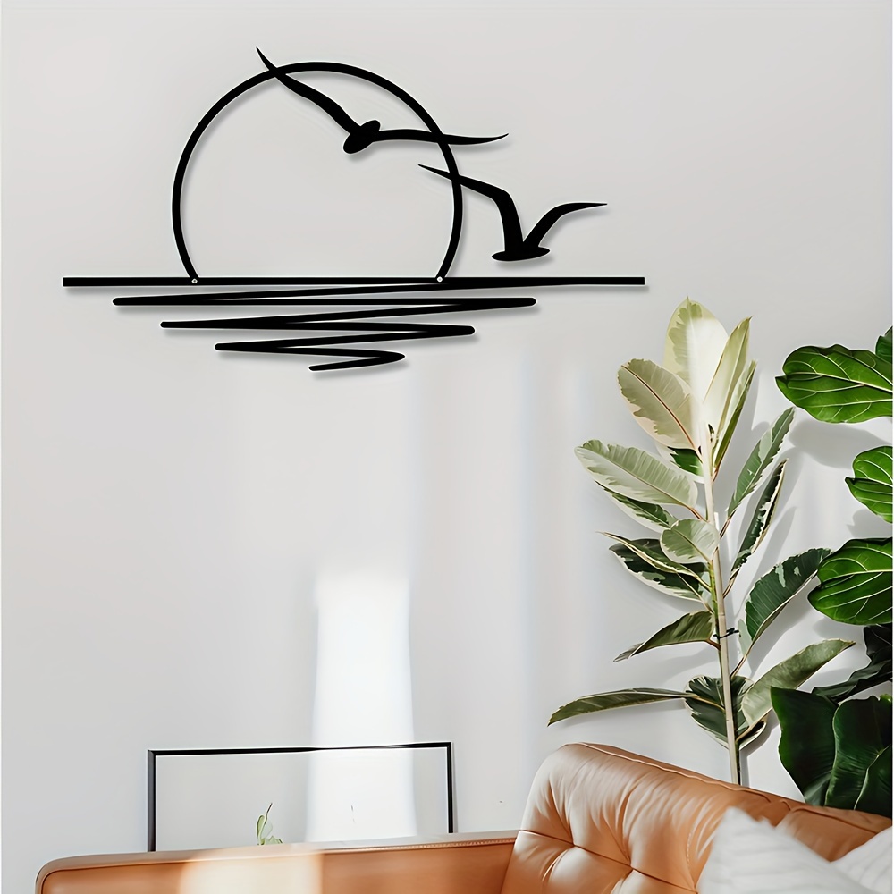 รูปลอกติดผนังศิลปะพระอาทิตย์ขึ - Home Decor Indonesia บทวิจารณ์และราคา
