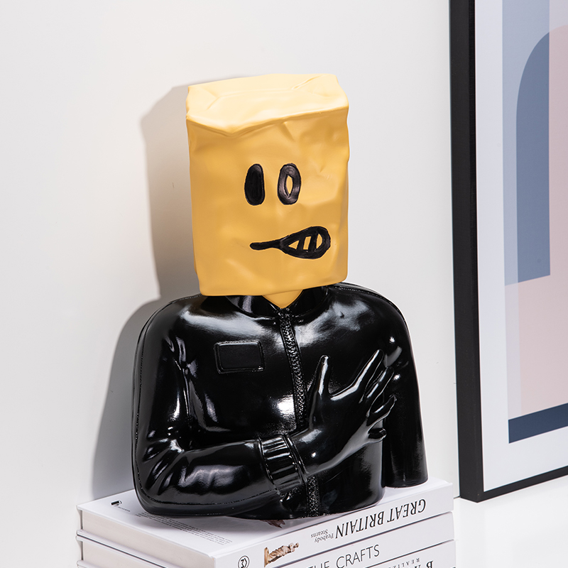 Nordic Home Decor Banksy รูปปั - Home Decor Y2K บทวิจารณ์และราคา