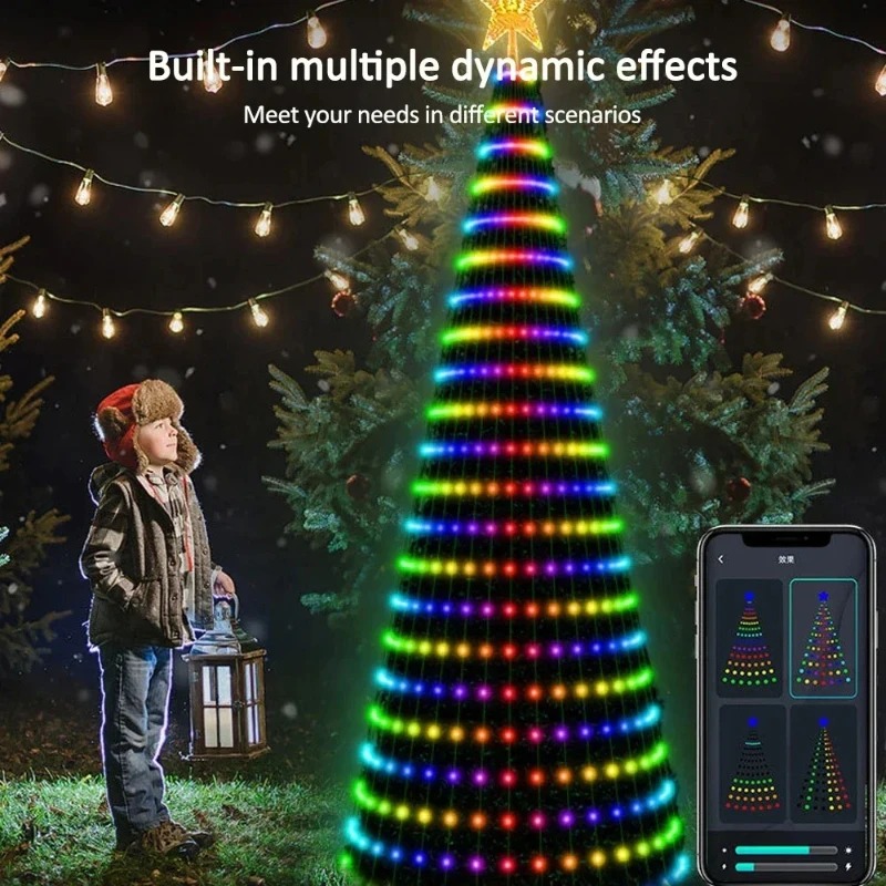 ไฟประดับต้นคริสต์มาสรูปดาว RGB - Home Decor Free App บทวิจารณ์และราคา