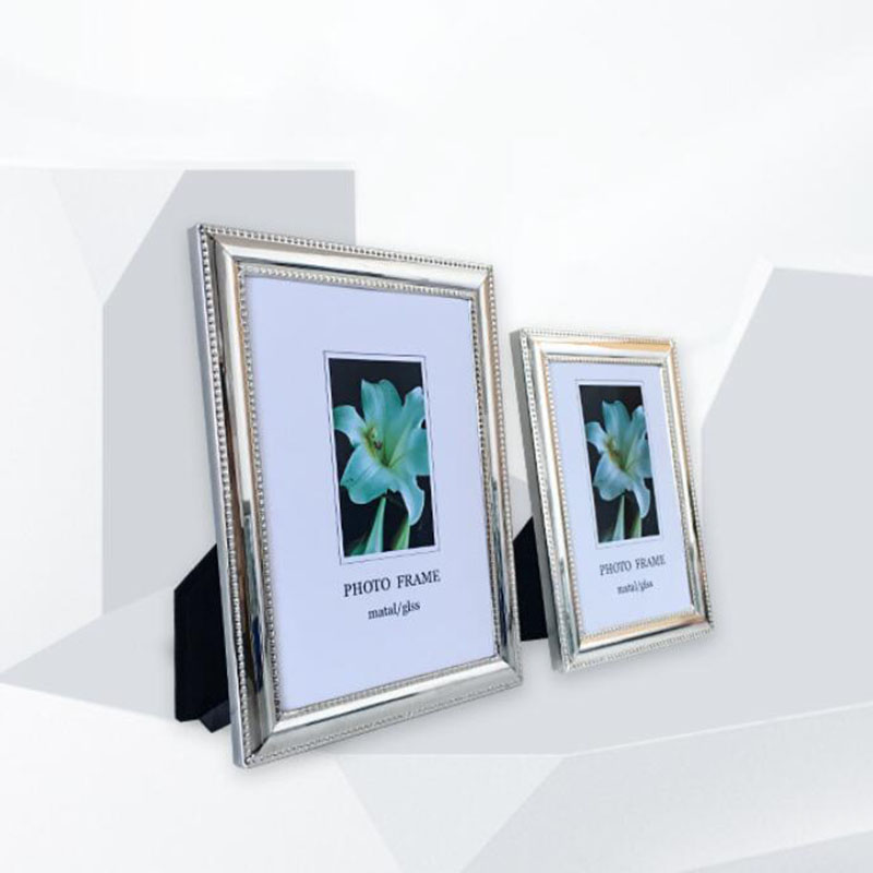 สไตล์ยุโรปโลหะสีเงินรูปสี่เหลี - Bamboo Photo Frame บทวิจารณ์และราคา
