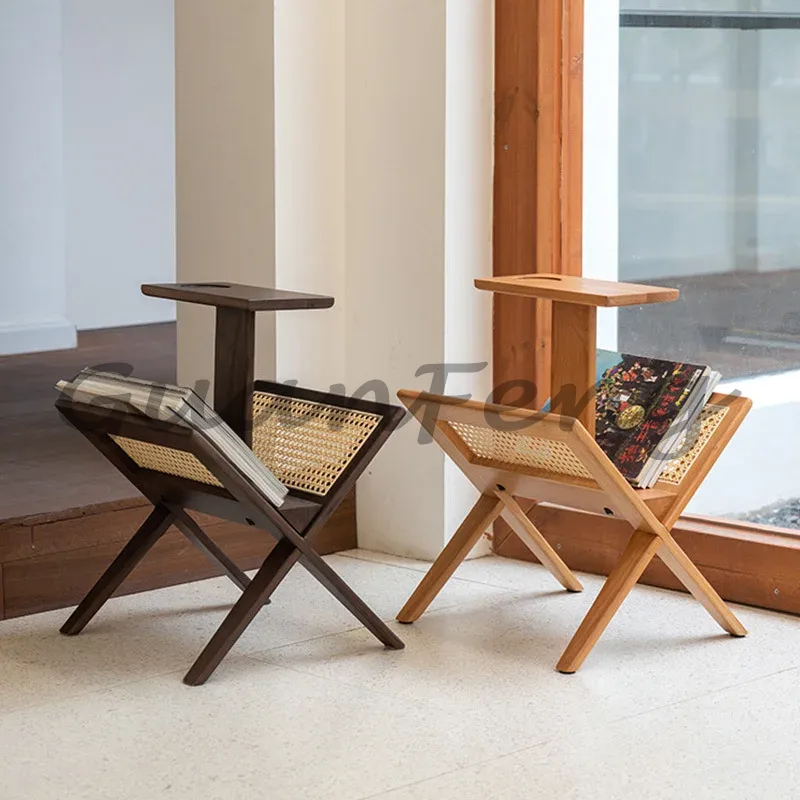 ชั้นวางของไม้จริงและหวายสไตล์ม - Home Decor Magazine บทวิจารณ์และราคา