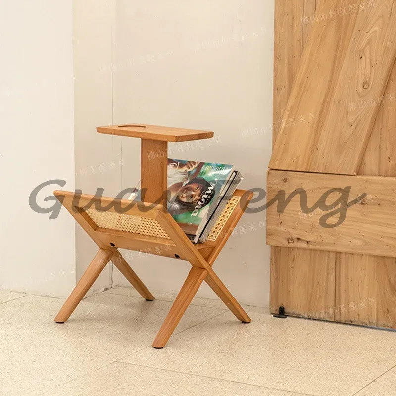 ชั้นวางของไม้จริงและหวายสไตล์ม - Home Decor Magazine บทวิจารณ์และราคา