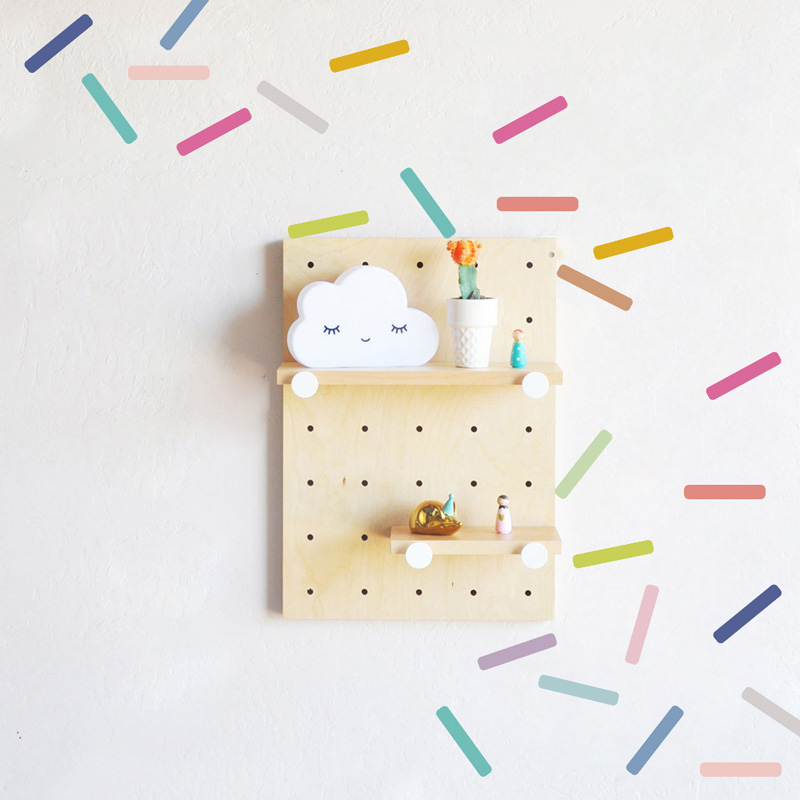 48pcs Candy Strip สติ๊กเกอร์ติ - Home Decor Indonesia บทวิจารณ์และราคา