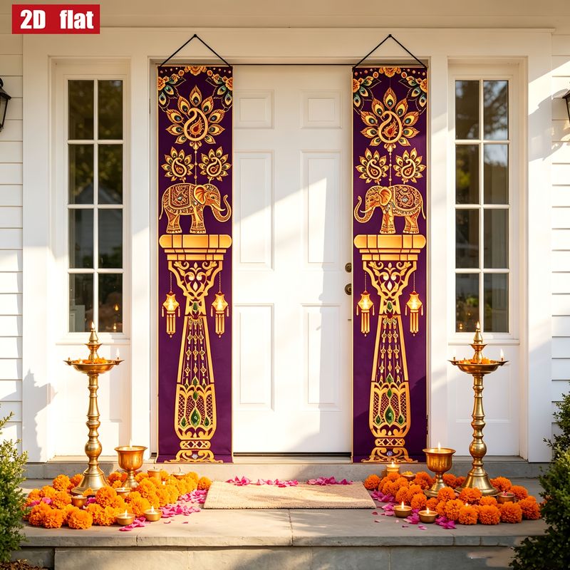 VIKAMA แบนเนอร์ประดับเฉลียงสำห - Home Decor Indonesia บทวิจารณ์และราคา
