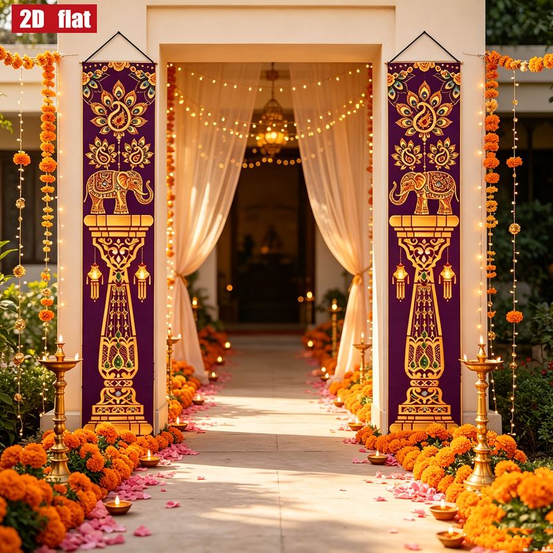 VIKAMA แบนเนอร์ประดับเฉลียงสำห - Home Decor Indonesia บทวิจารณ์และราคา
