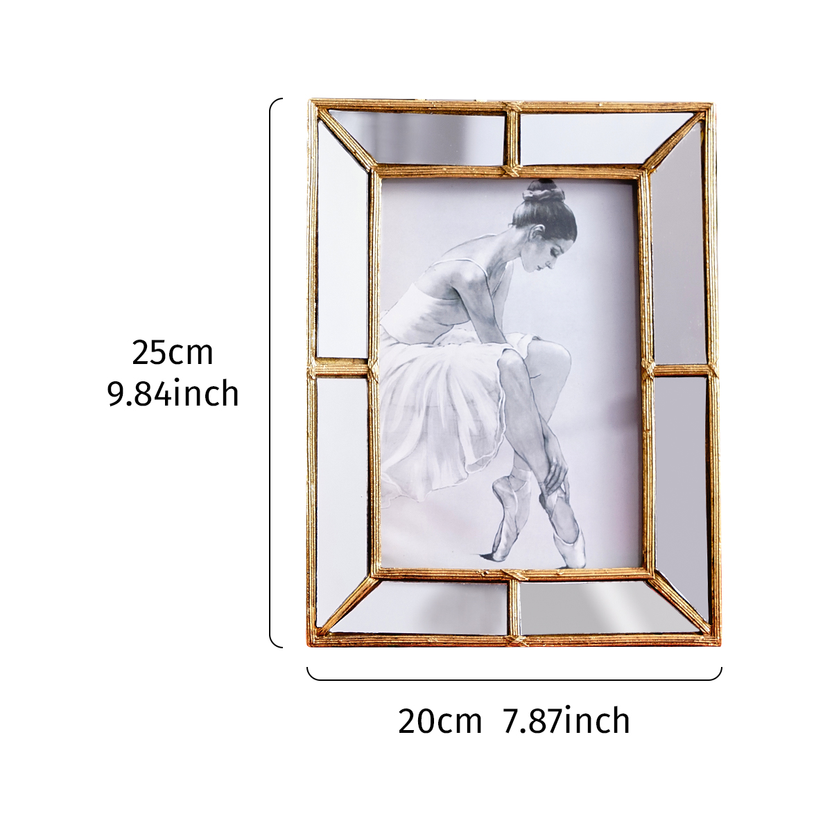 1 ชิ้น, กรอบรูปพร้อมกรอบวัสดุเ - Bamboo Photo Frame บทวิจารณ์และราคา
