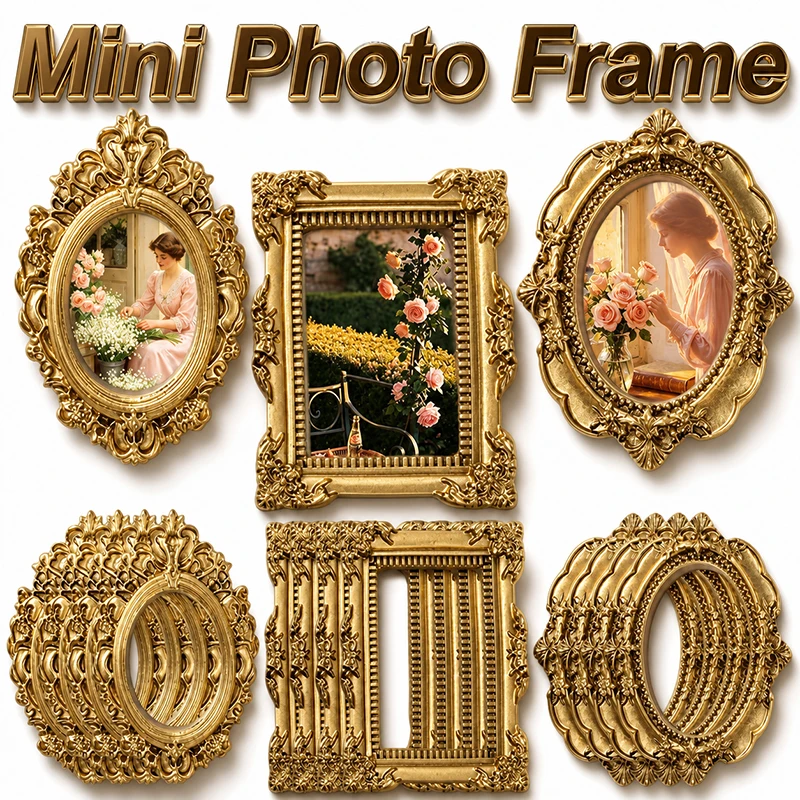 10/5 ชิ้น กรอบรูปเรซินวินเทจขน - Bamboo Photo Frame บทวิจารณ์และราคา