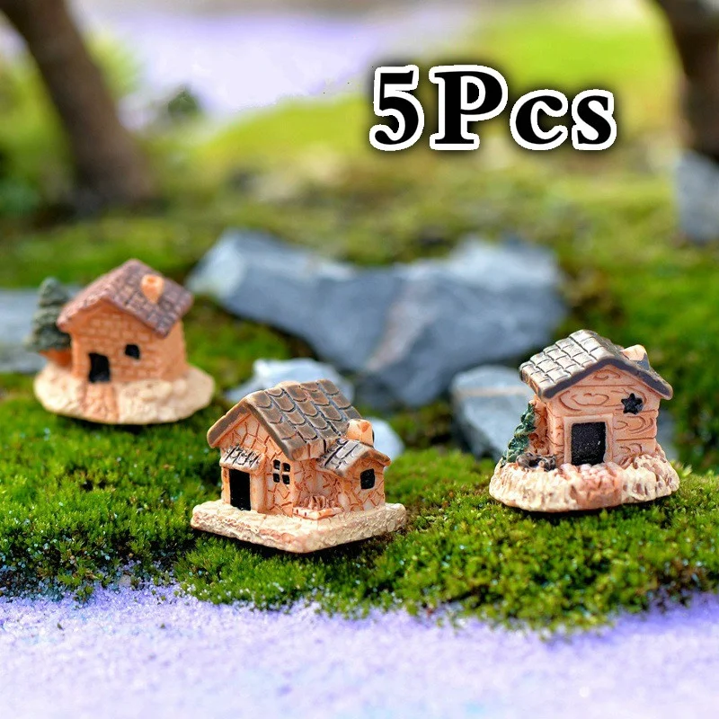 5 ชิ้น/เซ็ตมินิตุ๊กตาบ้านหินเร - Home Decor Za บทวิจารณ์และราคา